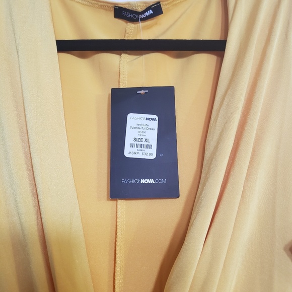 3 for $15- *NWT* Yellow Mini Dress - Picture 7 of 7